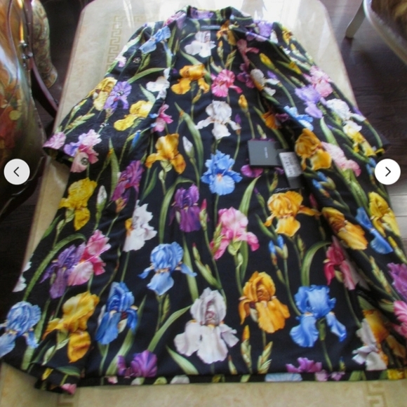 Dolce & Gabbana Floral Coat - Black and Multicolor - Picture 4 of 6